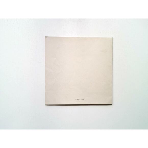 Vintage Christmas Greeting Card Wood Panel Snowy Scene Made in USA - Picture 3 of 3